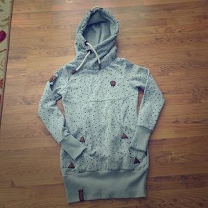 Women’s Naketano hoodie, long length, size large